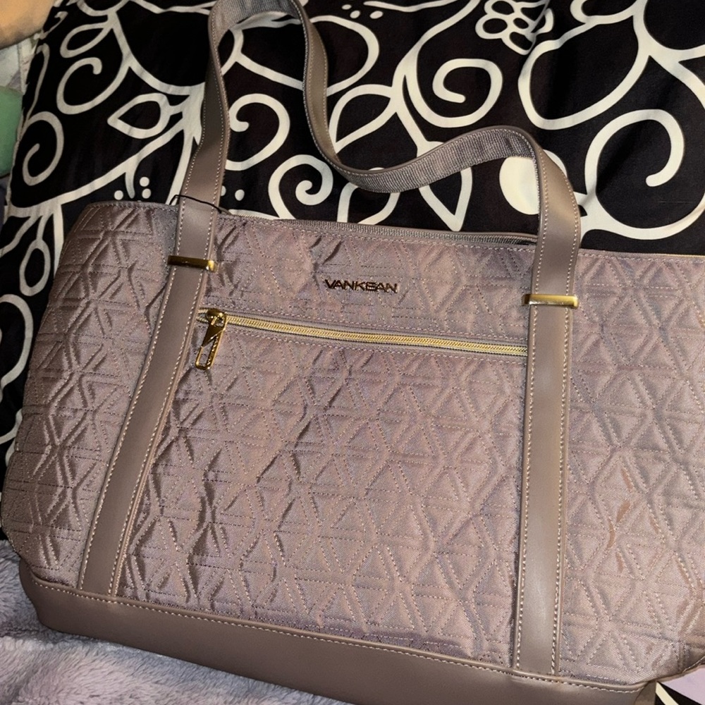 VANKEAN Laptop Tote Bag for Women 16 Inch Waterproof Computer Shoulder Bag w USB